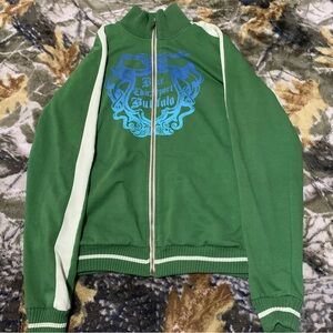 Buffalo Y2K Zip Up Sweater